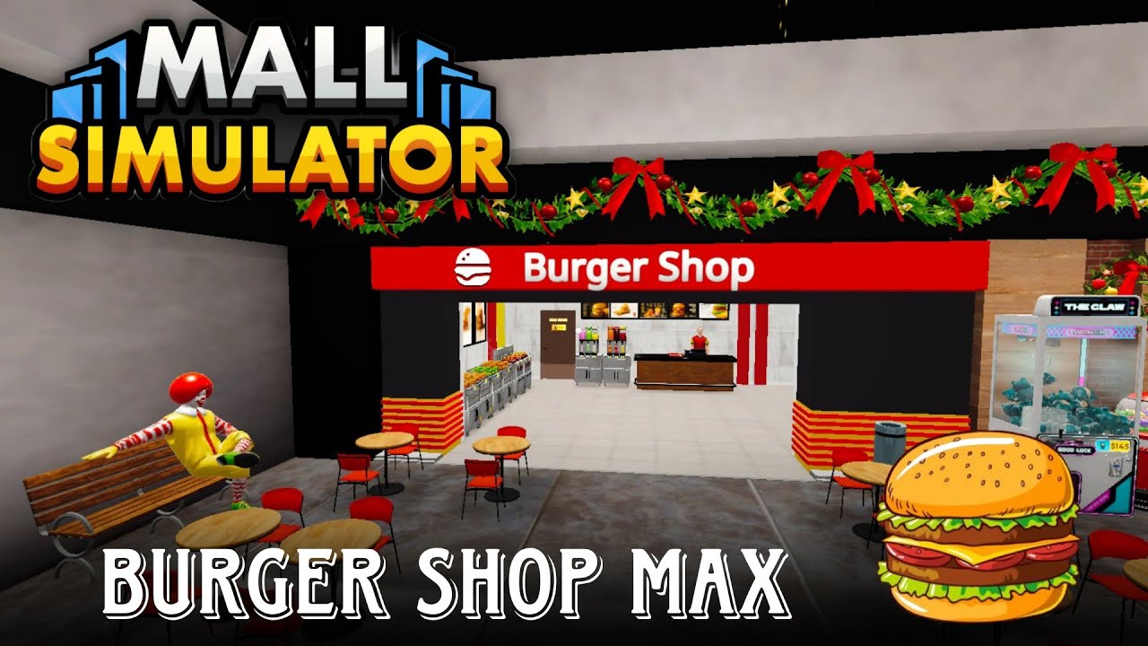 Playing Mall Simulator - Burger Shop Max hogaya #shorts #shortsfeed