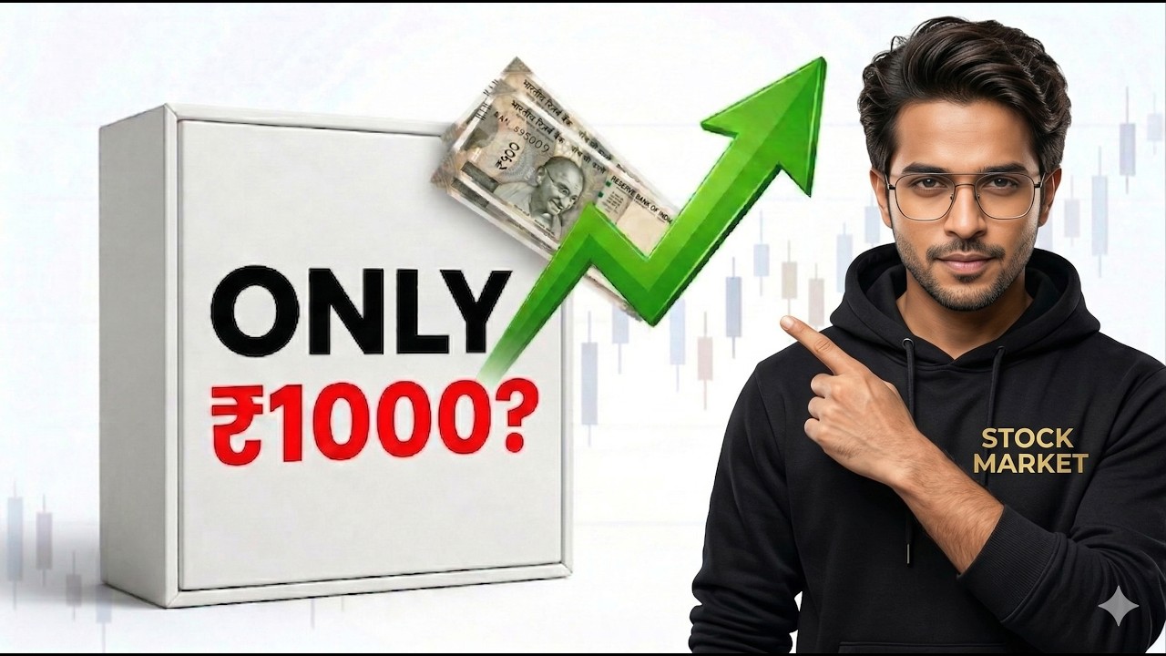How to buy First Share? 📈 ₹1000 से करोड़पति का सफर (Live Demo) | Stock Market for Beginners 2026