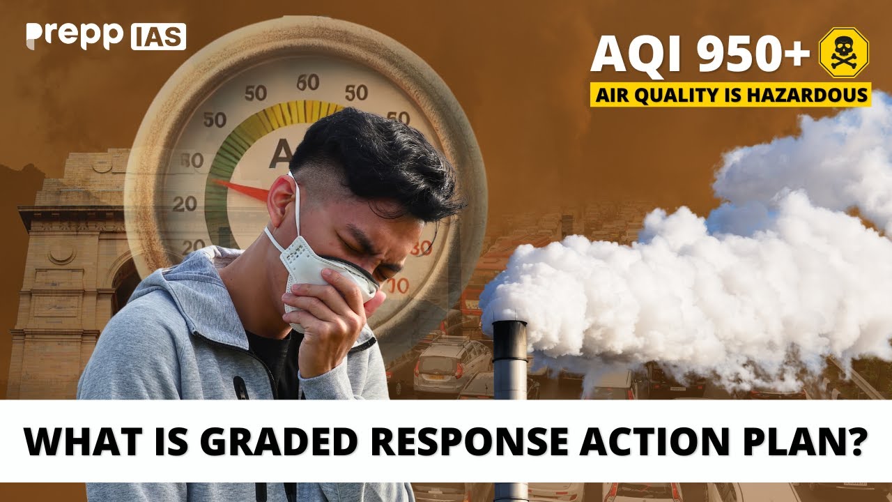 What is graded response action plan (GRAP) | Delhi pollution 2024 | UPSC CSE&nbsp;2025&nbsp;|&nbsp;#upsccse