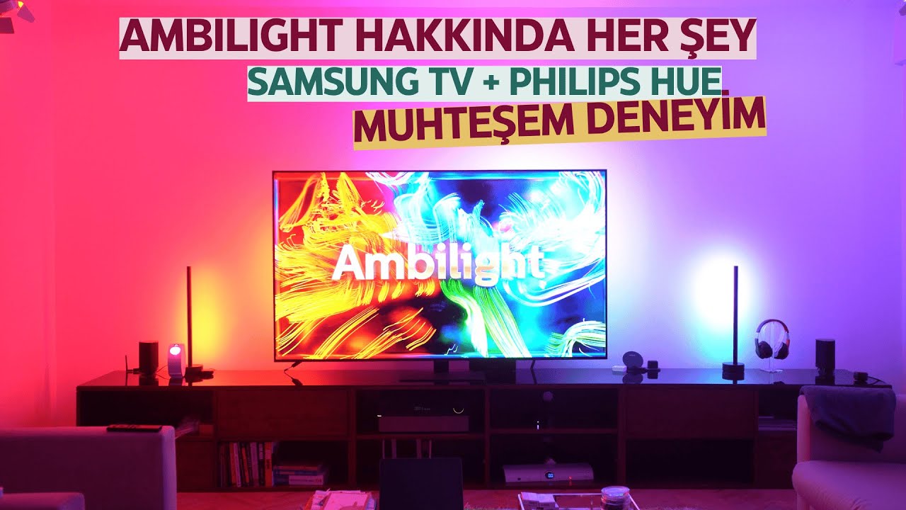 Samsung TV’ye Ambilight Ekledim! Her Detay Bu Videoda 💡