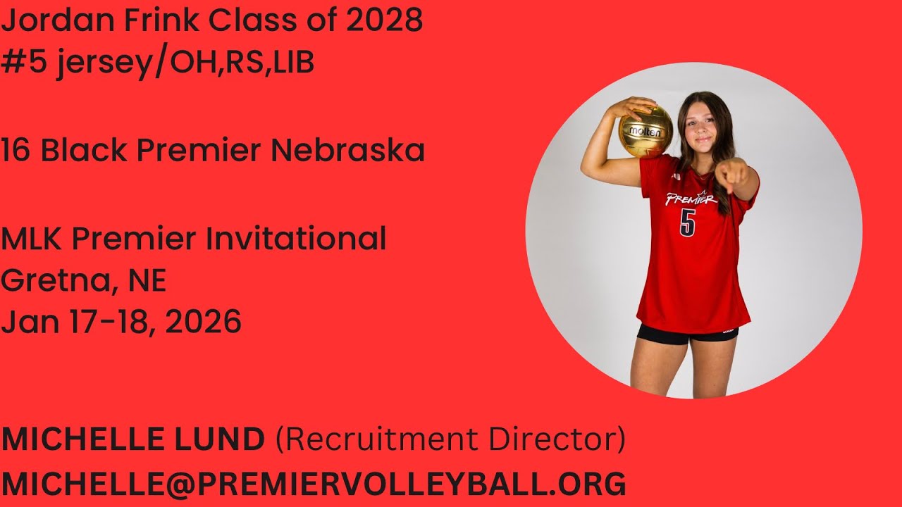 Jordan Frink #5 (2028, OH/RS/Lib) MLK Premier Invitational, Jan 17-18, 2026 
