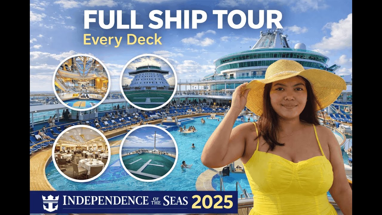 EVERY DECK EXPLORED! Independence of the Seas Full Ship Tour, Bottom Up