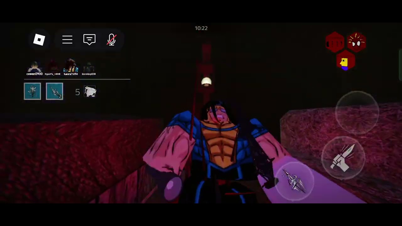 ROBLOX Violence District | Halloween Update New Killer : THE VEIL Gameplay on MOBILE lol