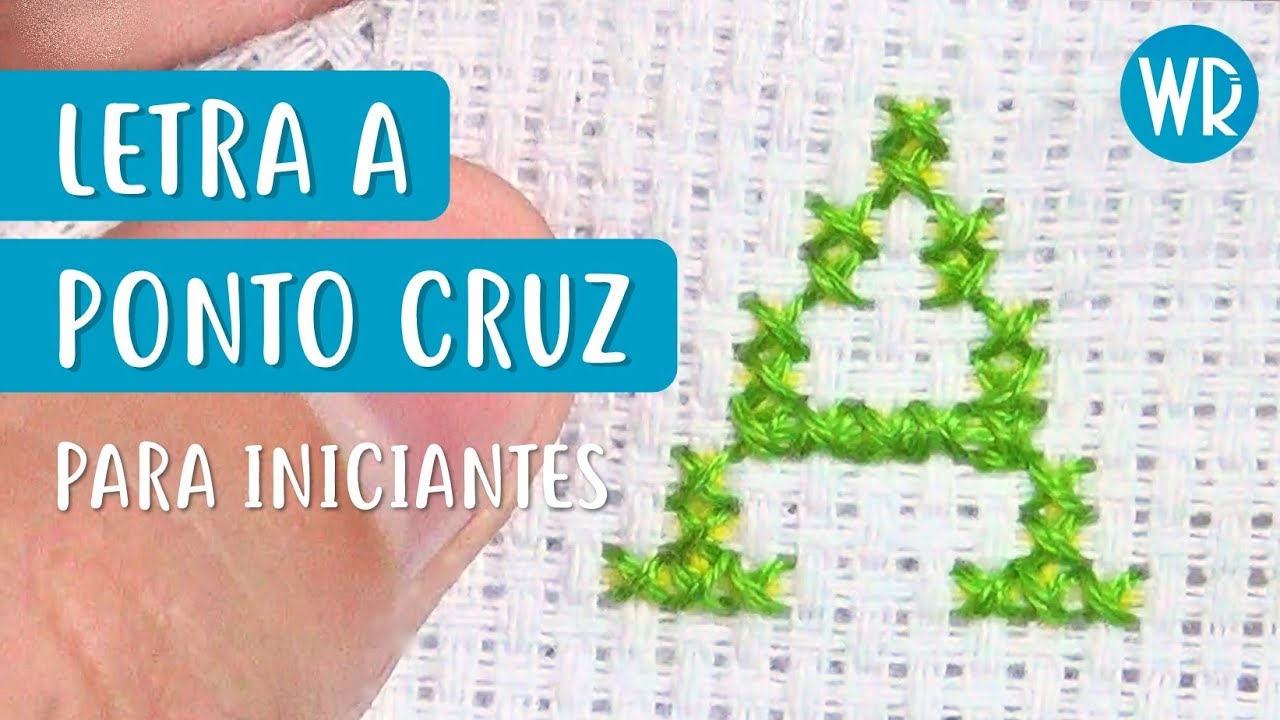 ✗ Letra A - alfabeto pequenino ponto cruz - Wagner Reis