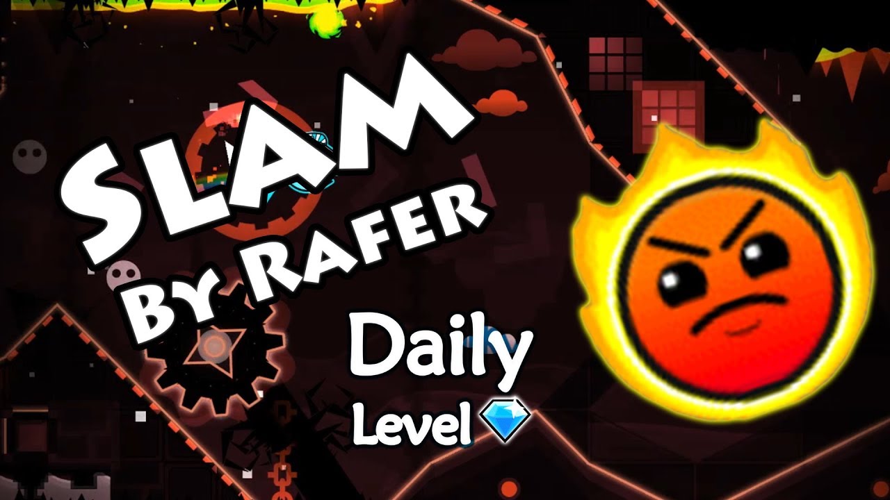 Geometry Dash - Slam (By Rafer) ~ Daily Level #466 [All Coins]