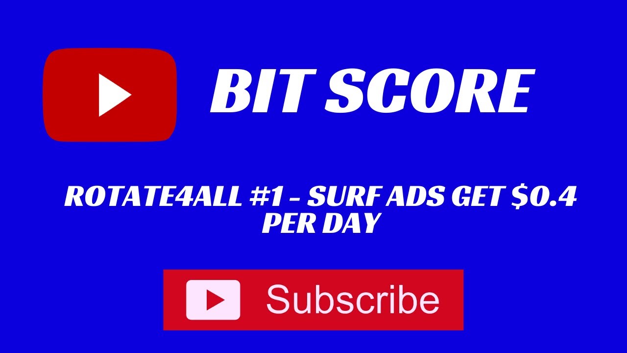 Rotate4all #1 - Surf Ads Get $0.4 Per Day