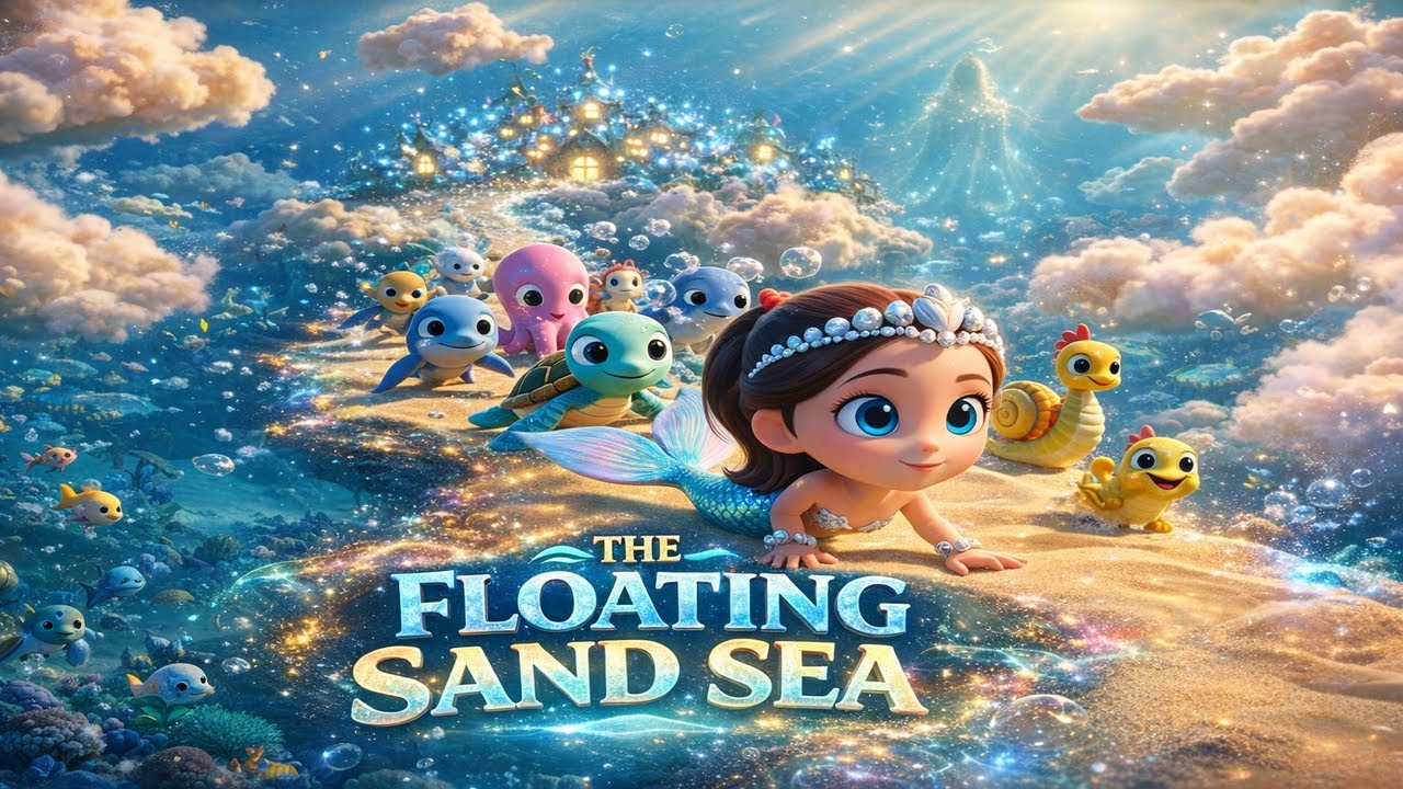 Shelly & Friends 🌊 The Floating Sand Sea  Magical Ocean Adventure with Big Lessons