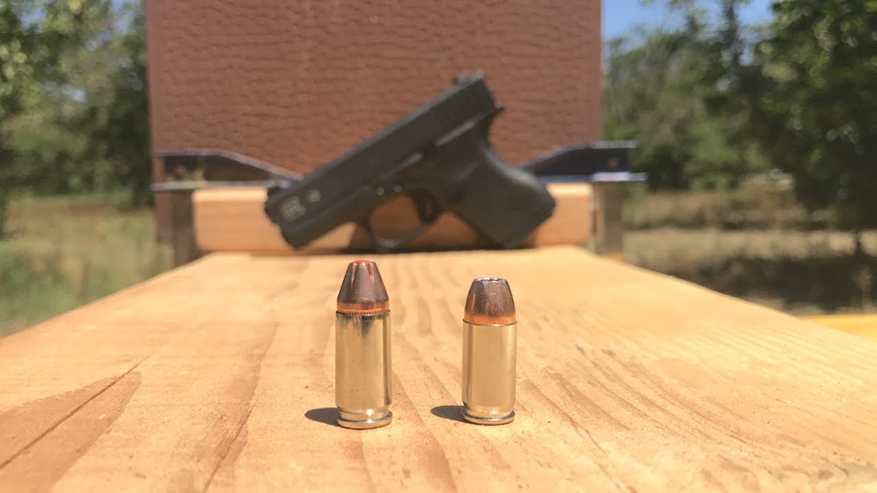 GLOCK 43 против GLOCK 42 — 9 мм против 380 — ТЕСТ НА ПЛИТКЕ