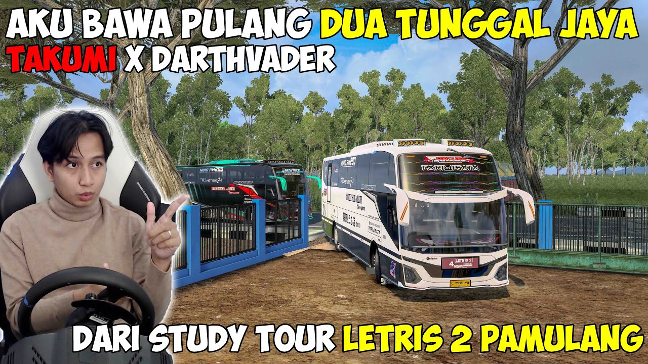BAWA PULANG DUO TUNGGAL JAYA KE GARASI TUNGGAL JAYA DARI STUDY TOUR LETRIS PAMULANG