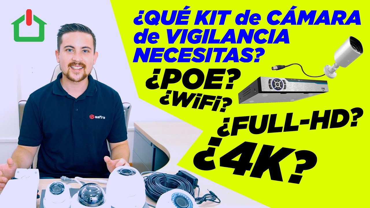 🔍¿Qué kit de cámaras de vigilancia necesitas? 📹📹📹✔️