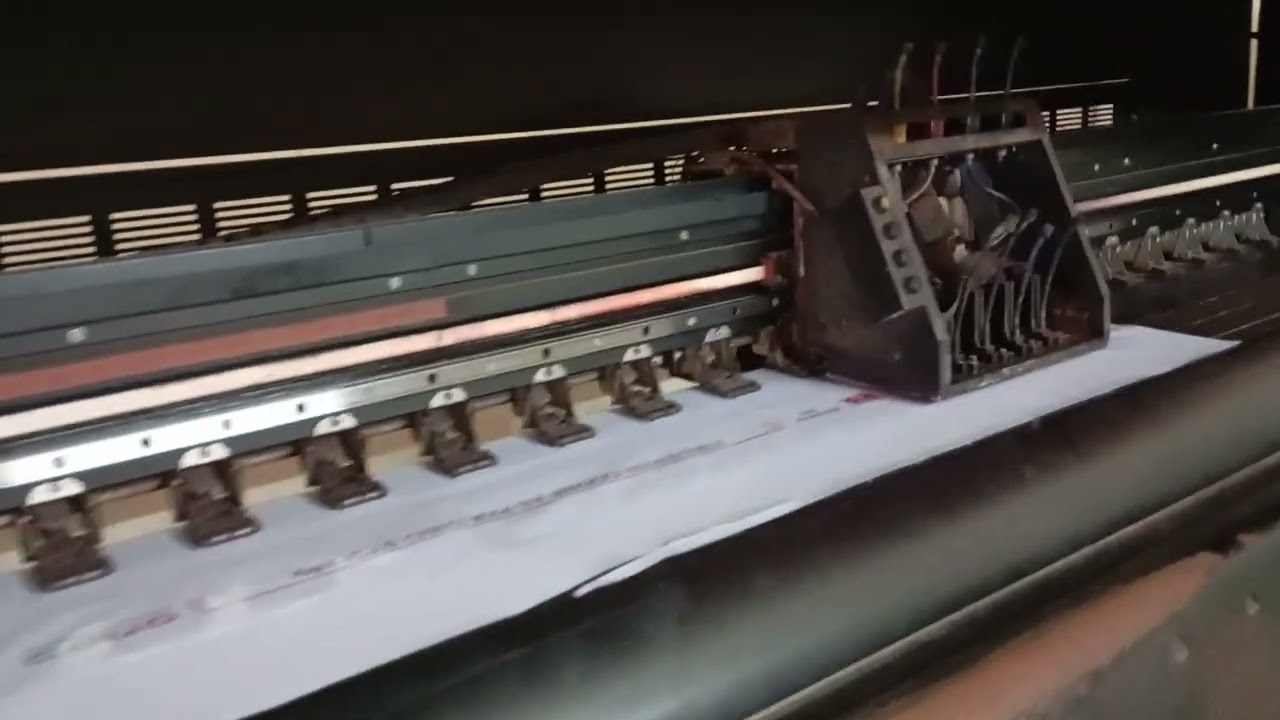 How to print flex with BYHX konica KM512