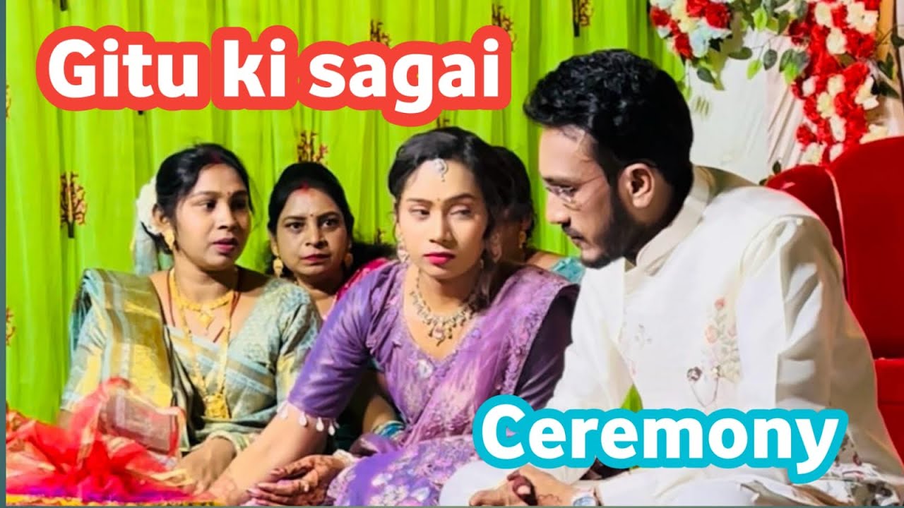 Gitu ki sagai ceremony #short #video 