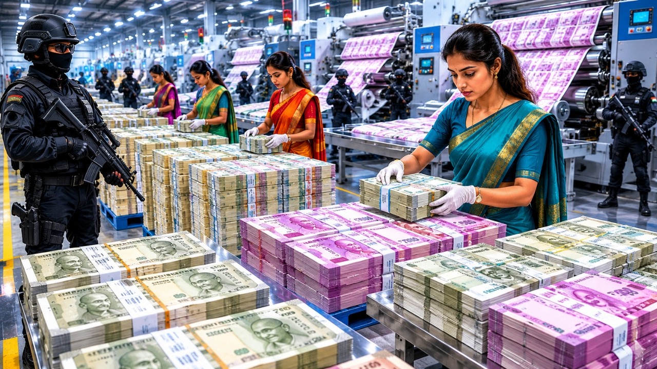 Inside India&rsquo;s Currency Factory | How Cotton Becomes Indian Money
