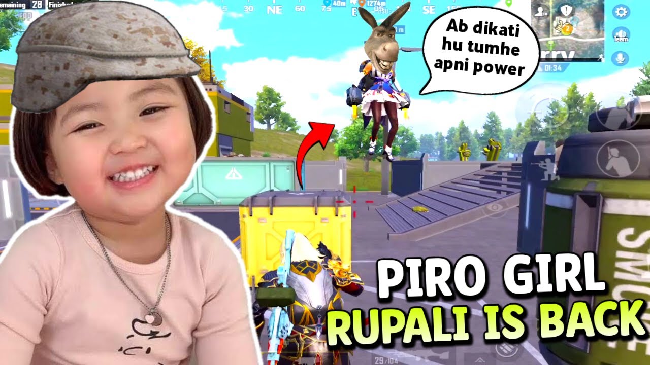 PIROO RUPALI IS BACK 🥰 | BGMI FUNNY MOMENTS THAT WILL MAKE YOU LAUGH 😂