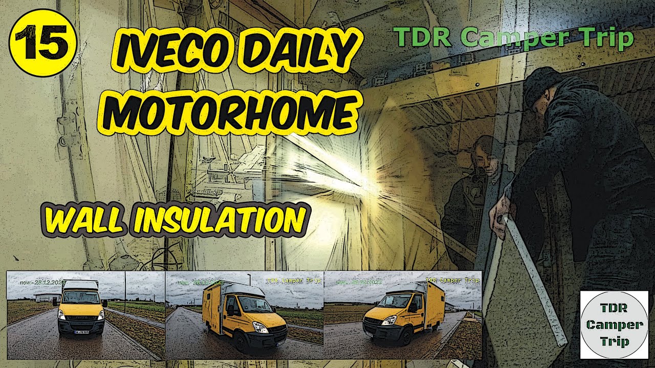 Iveco Daily Conversion - How did we insulate the walls at the motorhome? #camper #vanlife #camping