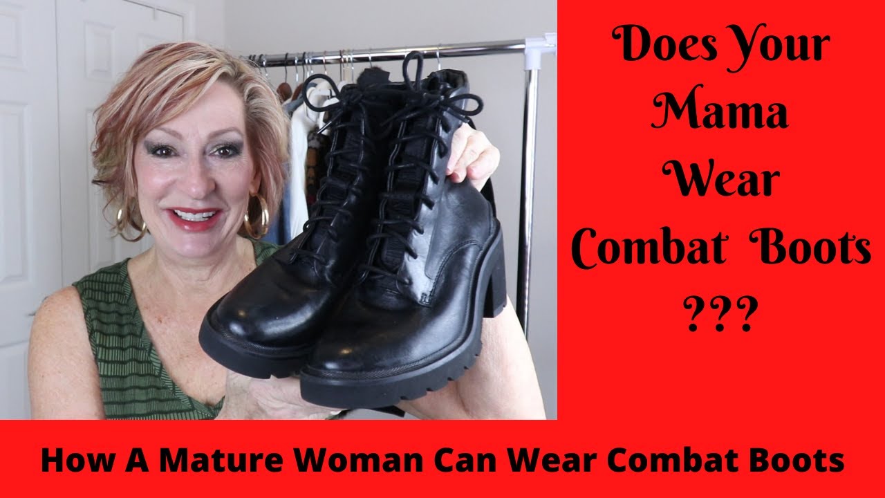 How To Style Combat Boots For The Mature Woman | Over 50 Fall 2021 |  Mature Fashion | Fall Boots