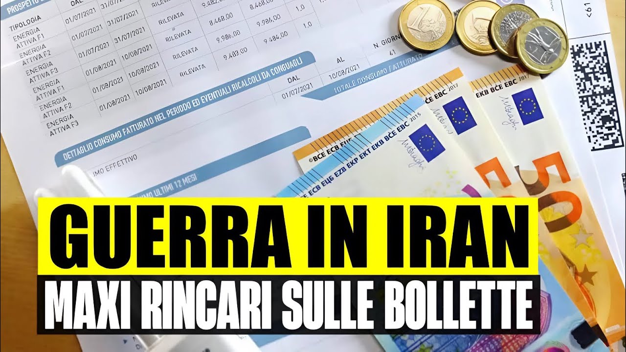 GUERRA IRAN, AUMENTI DI 121 EURO PER BOLLETTA GAS E 45 EURO PER ELETTRICITÀ