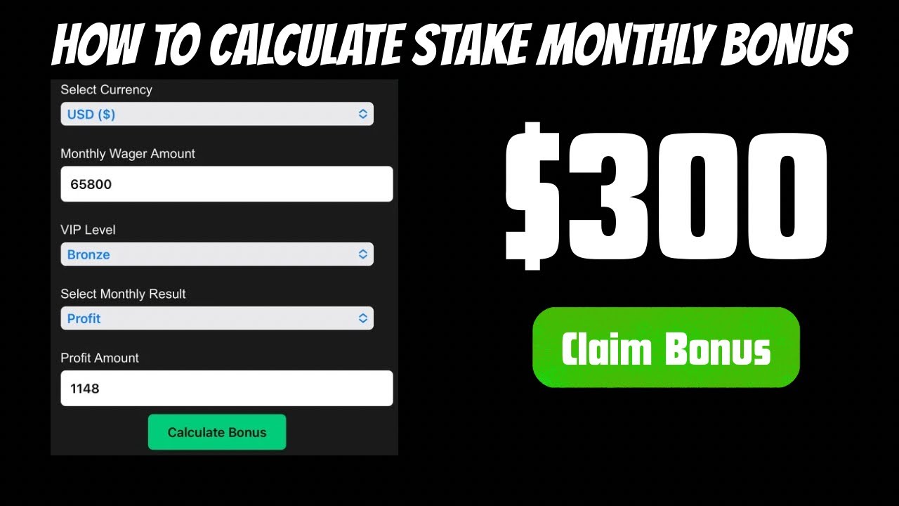 How To Calculate Stake Monthly Bonus | Explained In Hindi
