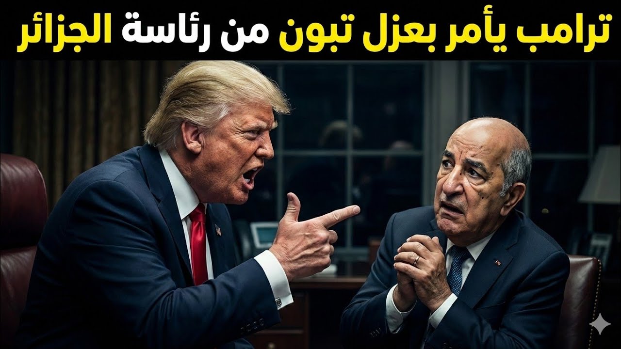 ترامب يأمر بطرد تبون من رئاسة الجزائر