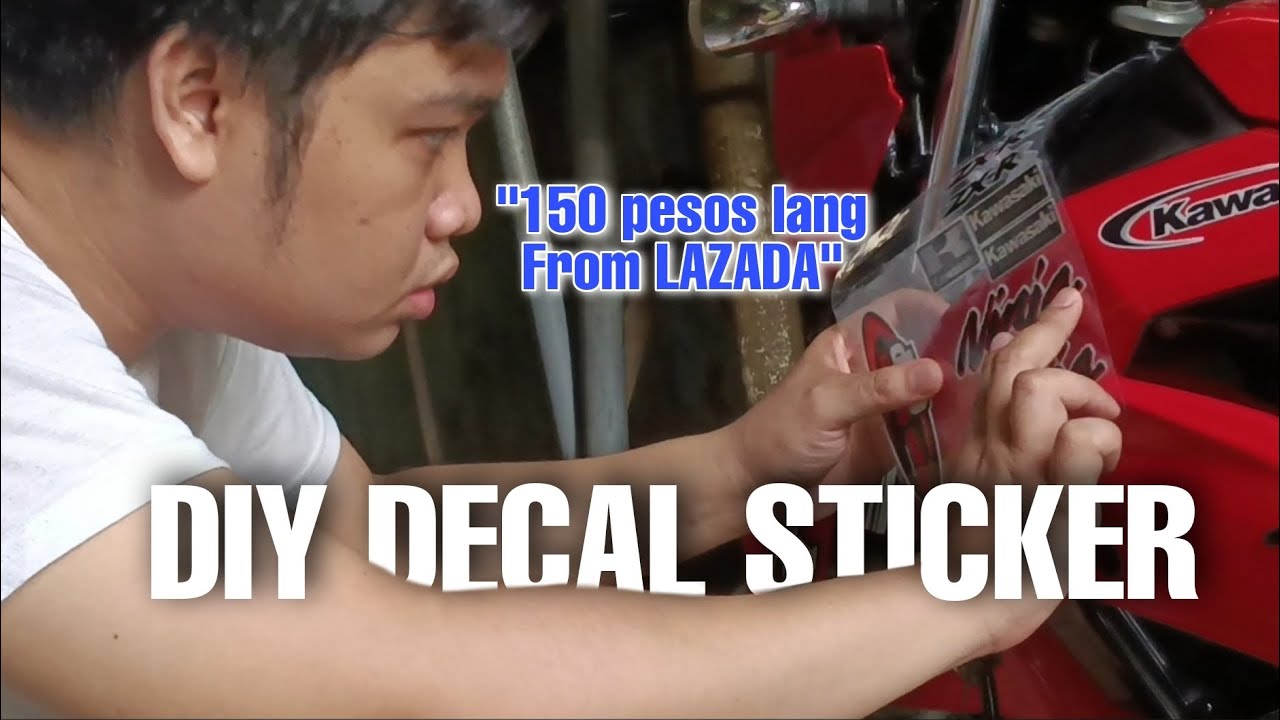 DIY Kawasaki NINJA MOTO Vinyl Sticker Decals 2023 + Honest Review (Tagalog)