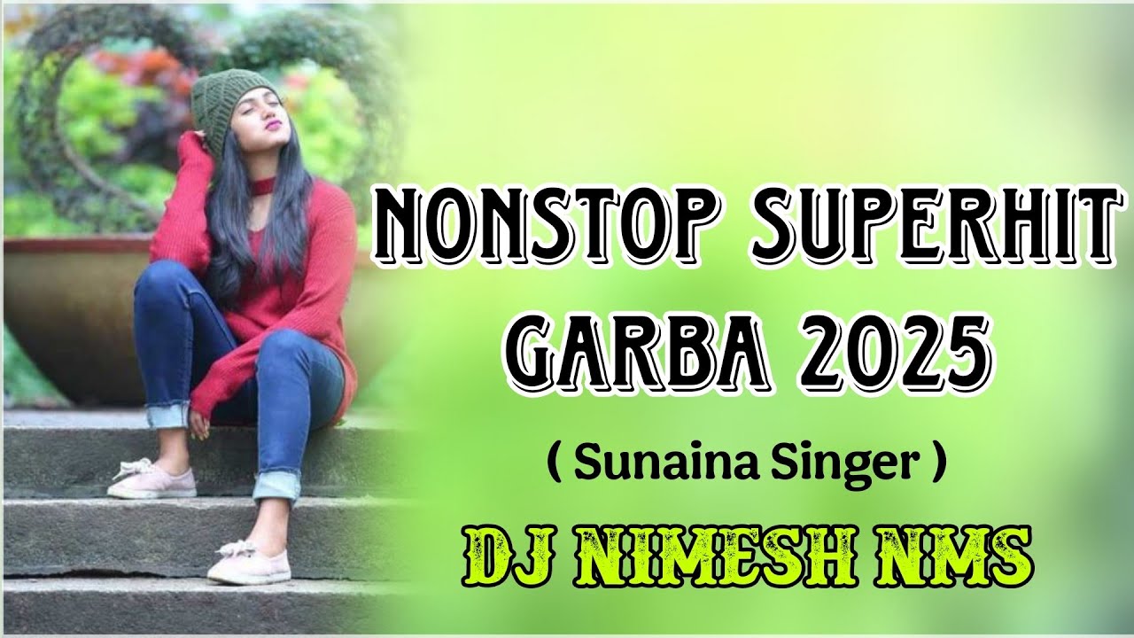 90'S SUPERHIT BOLLYWOOD NONSTOP GARBA 2025 ( SUNAINA SINGER ) DJ NIMESH NMS 🥁🎤🎶
