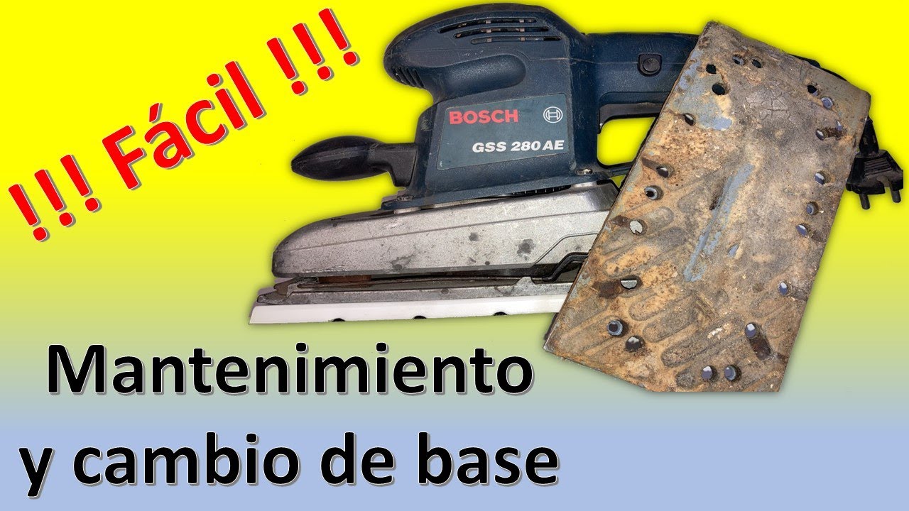 🛠🛠🛠 ЗАМЕНИТЕ ОСНОВУ орбитальной шлифовальной машинки BOSCH, см. ЩЕТКИ и СМАЗКИ [2021]