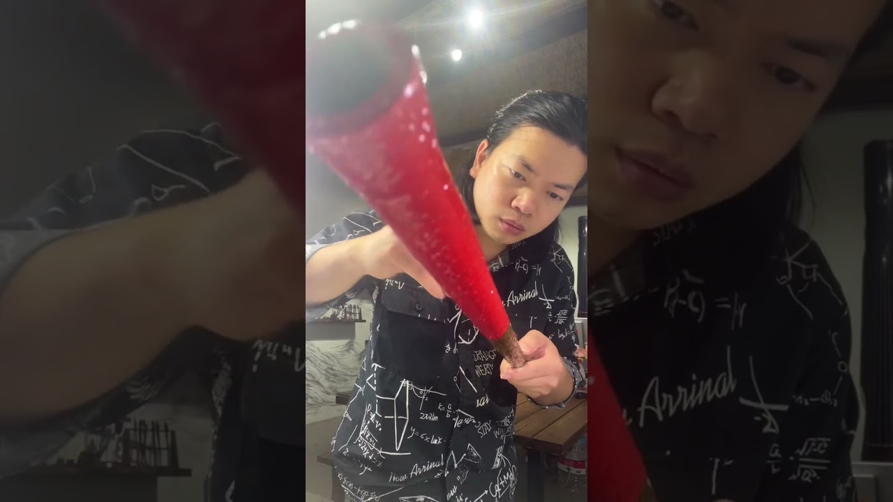 大漆钛合金箫Titanium alloy Flute #中国 #漆器 #大漆工艺 #china #chineseculture #lacquerware #handmade #diy #foryou