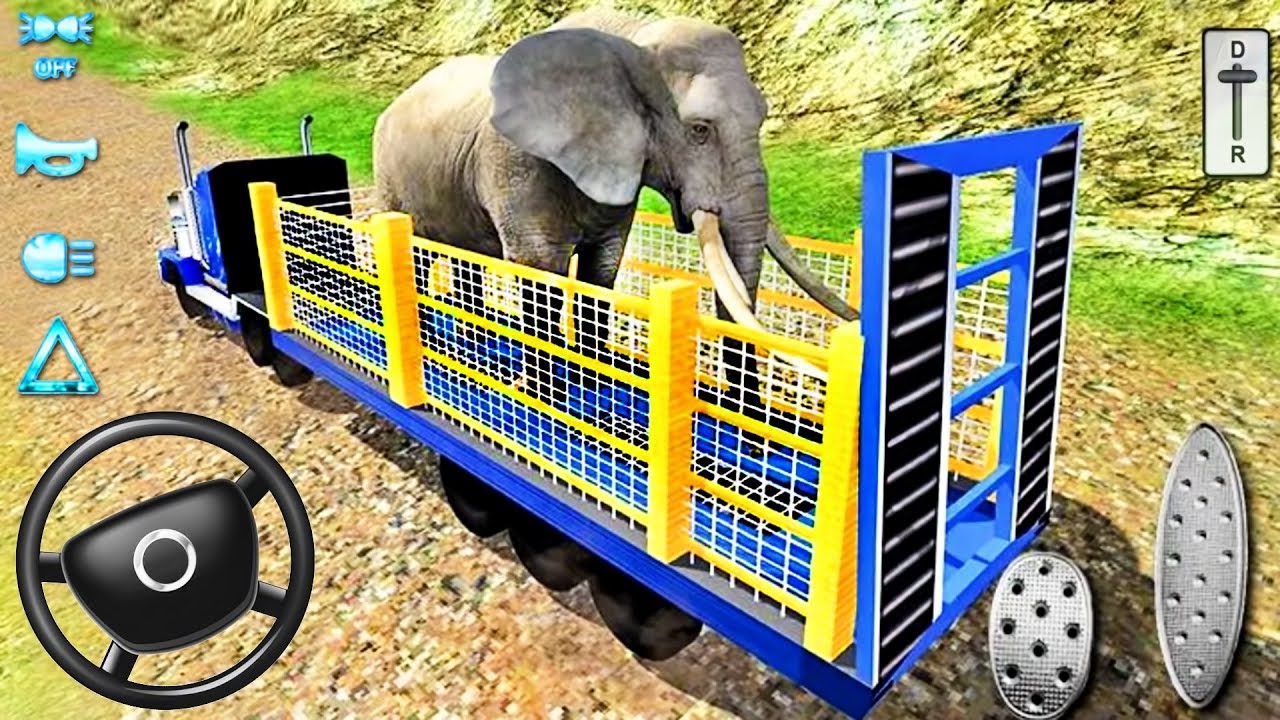 Wild Animal Zoo Transporter 3D - Truck Driving Simulator - Android GamePlay