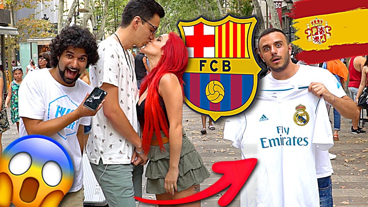 BACERESTI LA MAGLIA DEL REAL MADRID PER LEI? [TIFOSI BARCELLONA] w/Himorta