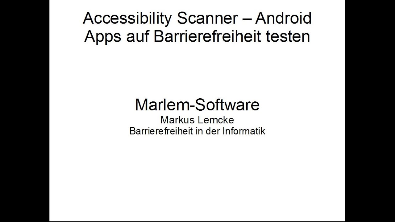 Accessibility Scanner &ndash; Android Apps auf Barrierefreiheit testen