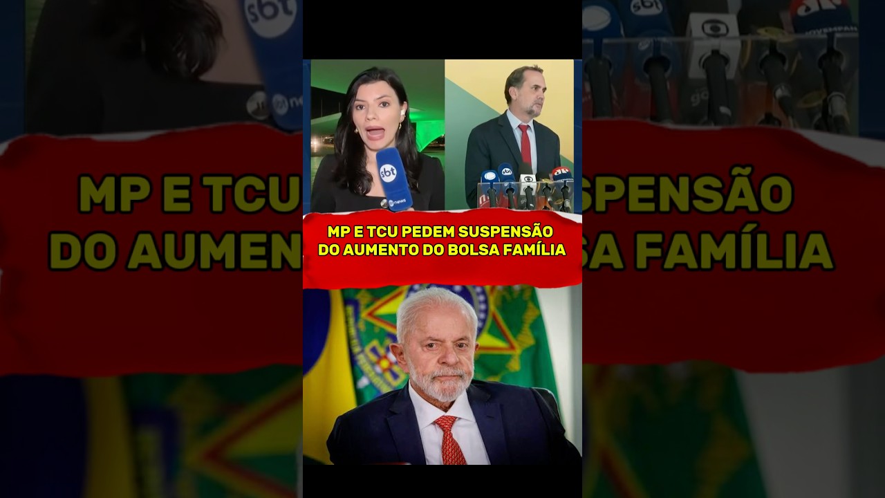 BOLSA FAM&Iacute;LIA: MP SUSPENS&Atilde;O DO AUMENTO #bolsafamilia #lula #direita #patriota #sbt #sbtnews #noticia