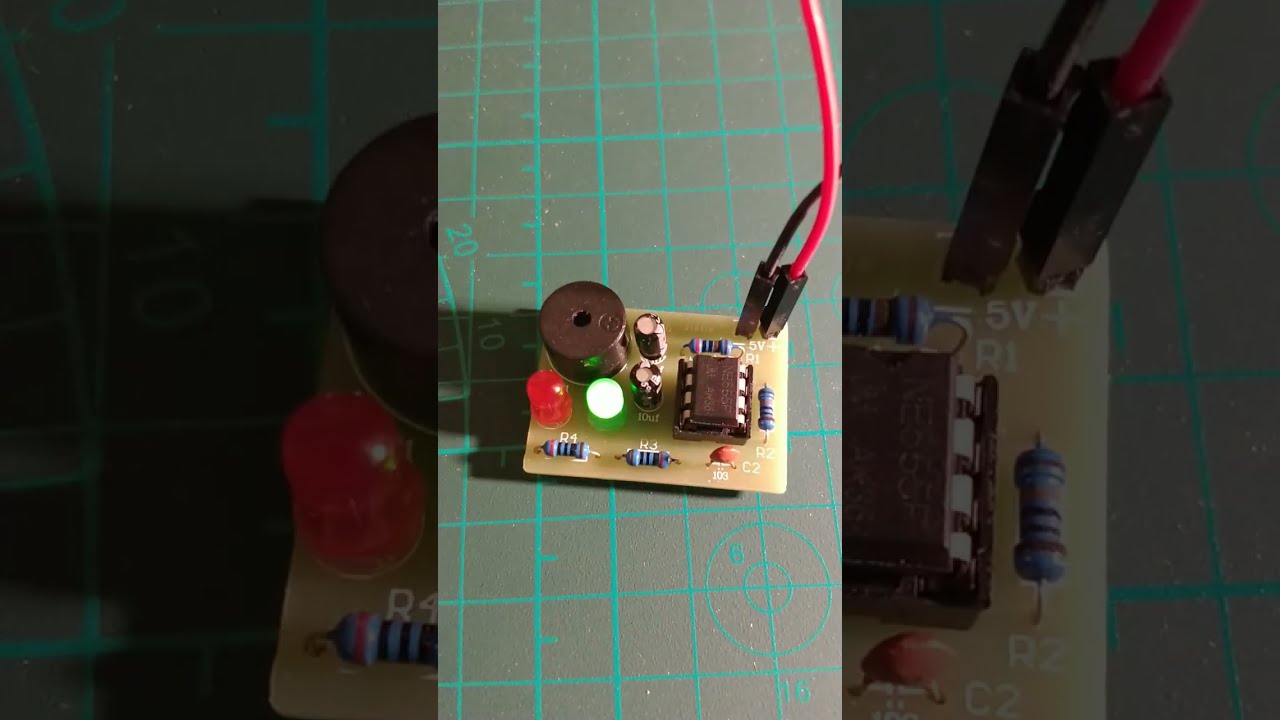 LED Flasher with Buzzer on NE555 | DIY Kit