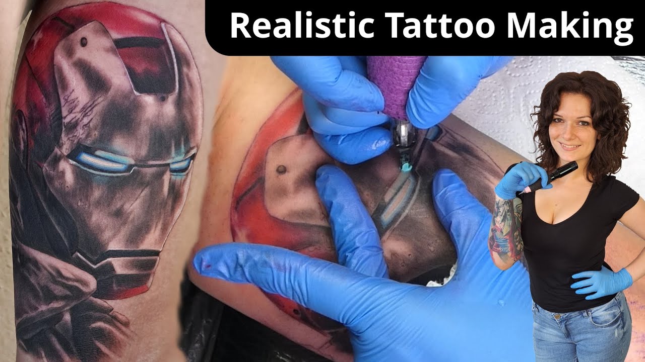 Iron Man Tattoo Making (MCU)