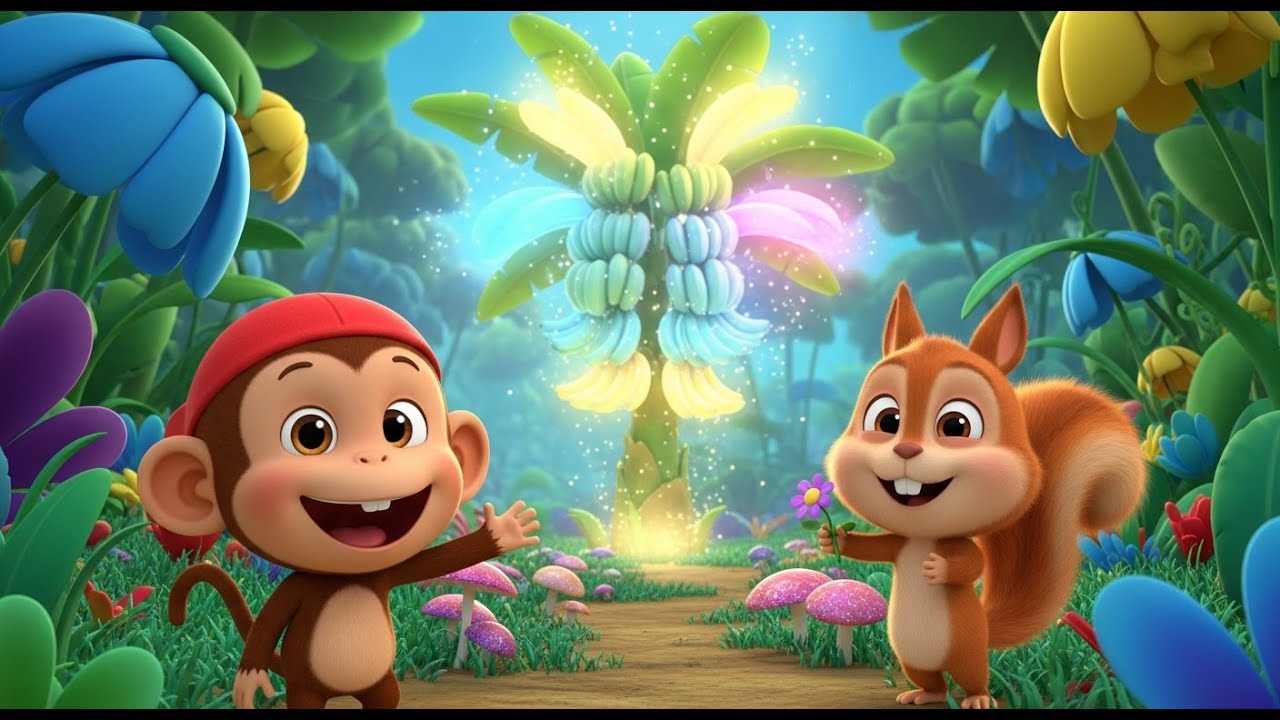 Chintu Chinki Comedy Jungle Adventure | Magic Banana Story | Funny Kids Cartoon 3D