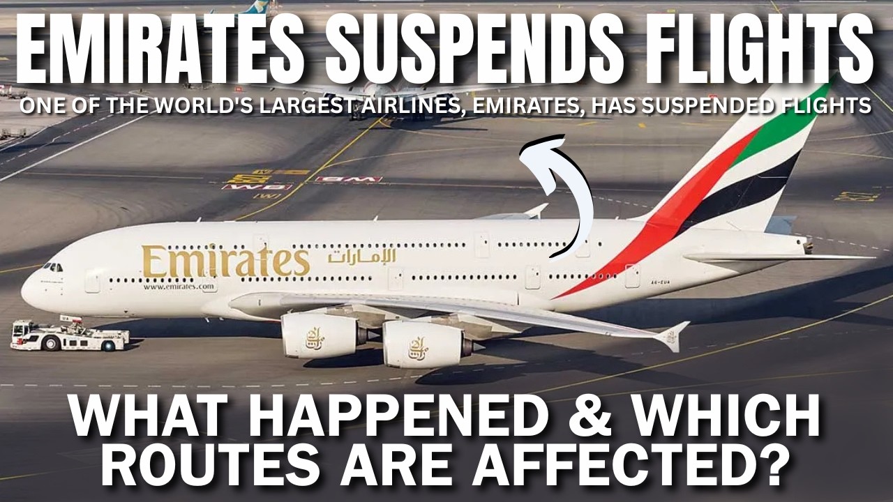 Авиакомпания Emirates приостанавливает полеты – что произошло и какие маршруты затронуты?