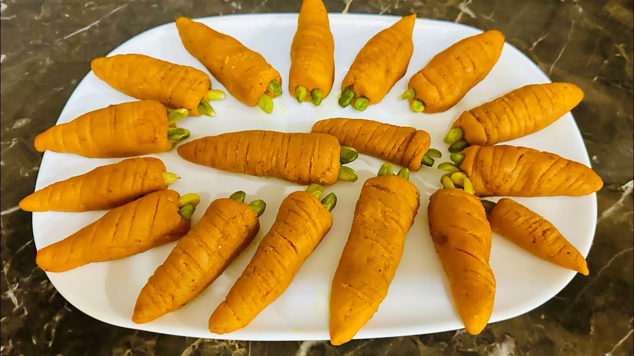 طرز تهیه حلوا همرا با زردک/cooking Carrot halwa