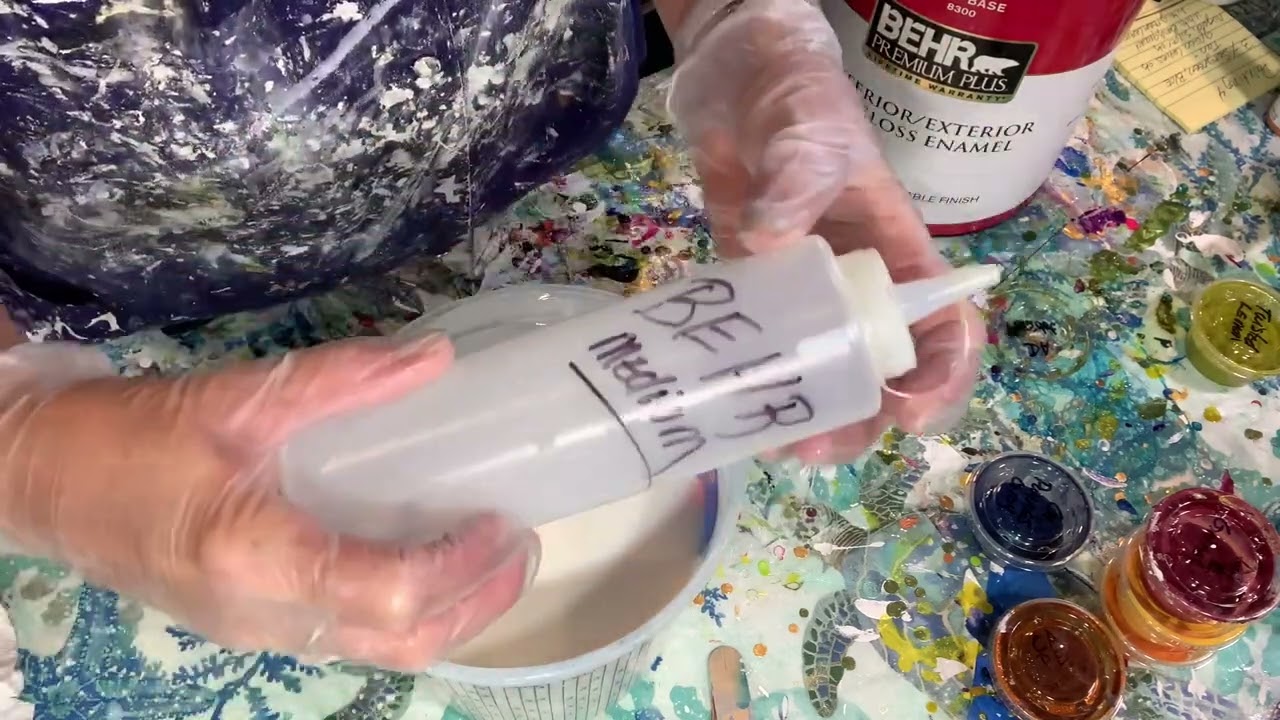 Lean To Make Your Own Pouring Medium / Newly Adjusted ,#PaintPouringMedium