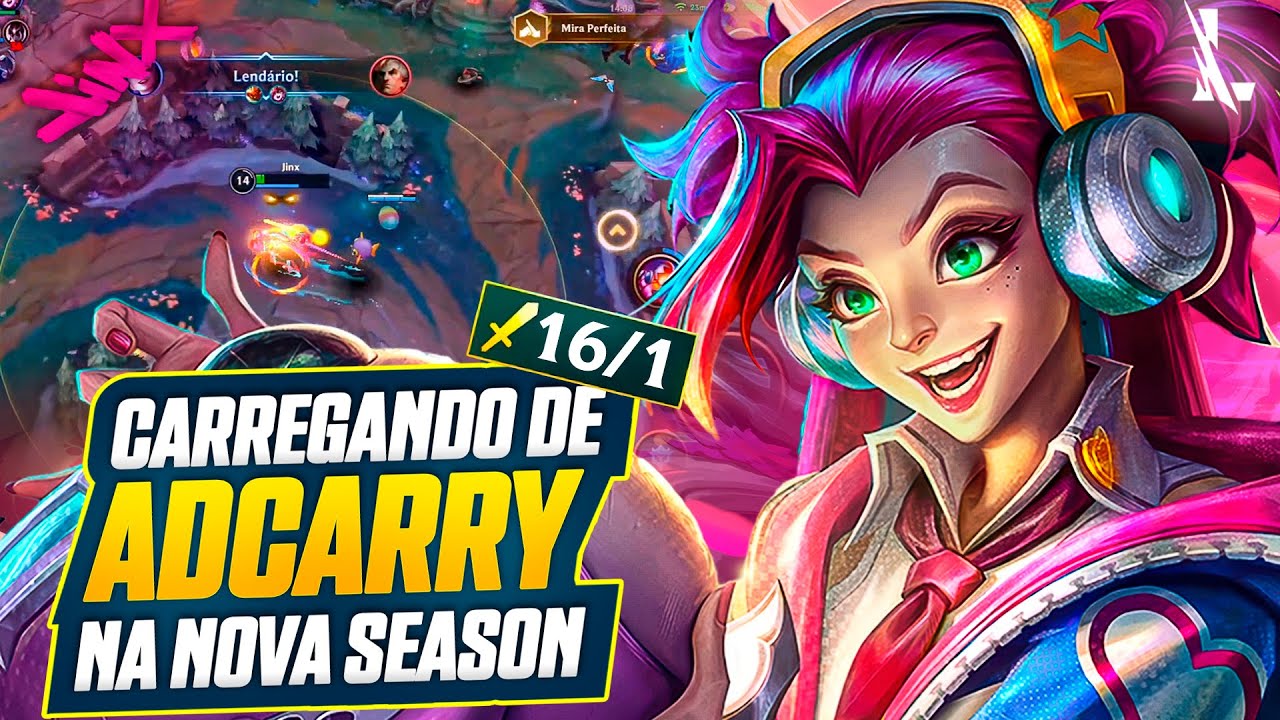 A ATUALIZAÇÃO FEZ A JINX VOLTAR A SER VIÁVEL? | LoL Wild Rift