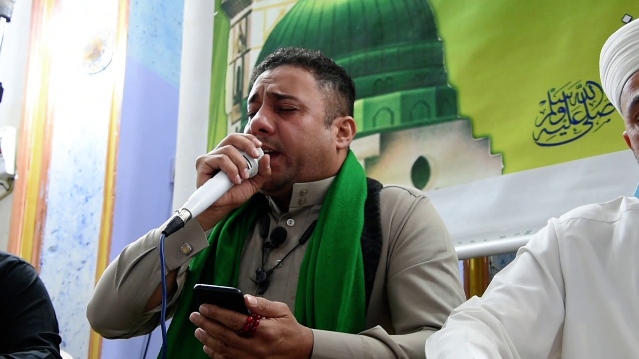 ذكرى مولد النبي في منطقة العزيزية،،، المداح احمد جاسم
