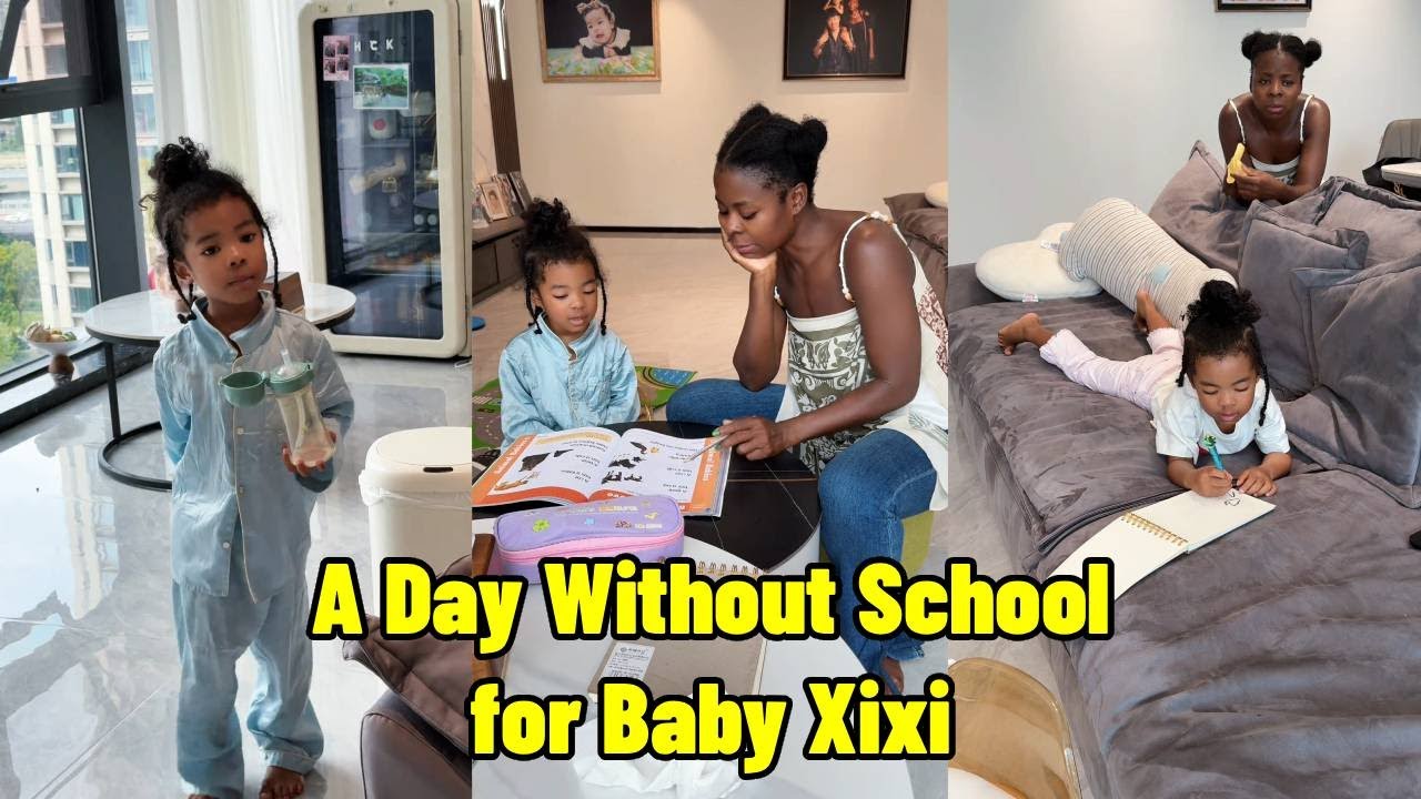 A day in the life of 4-year-old Xixi who doesn't go to school！
