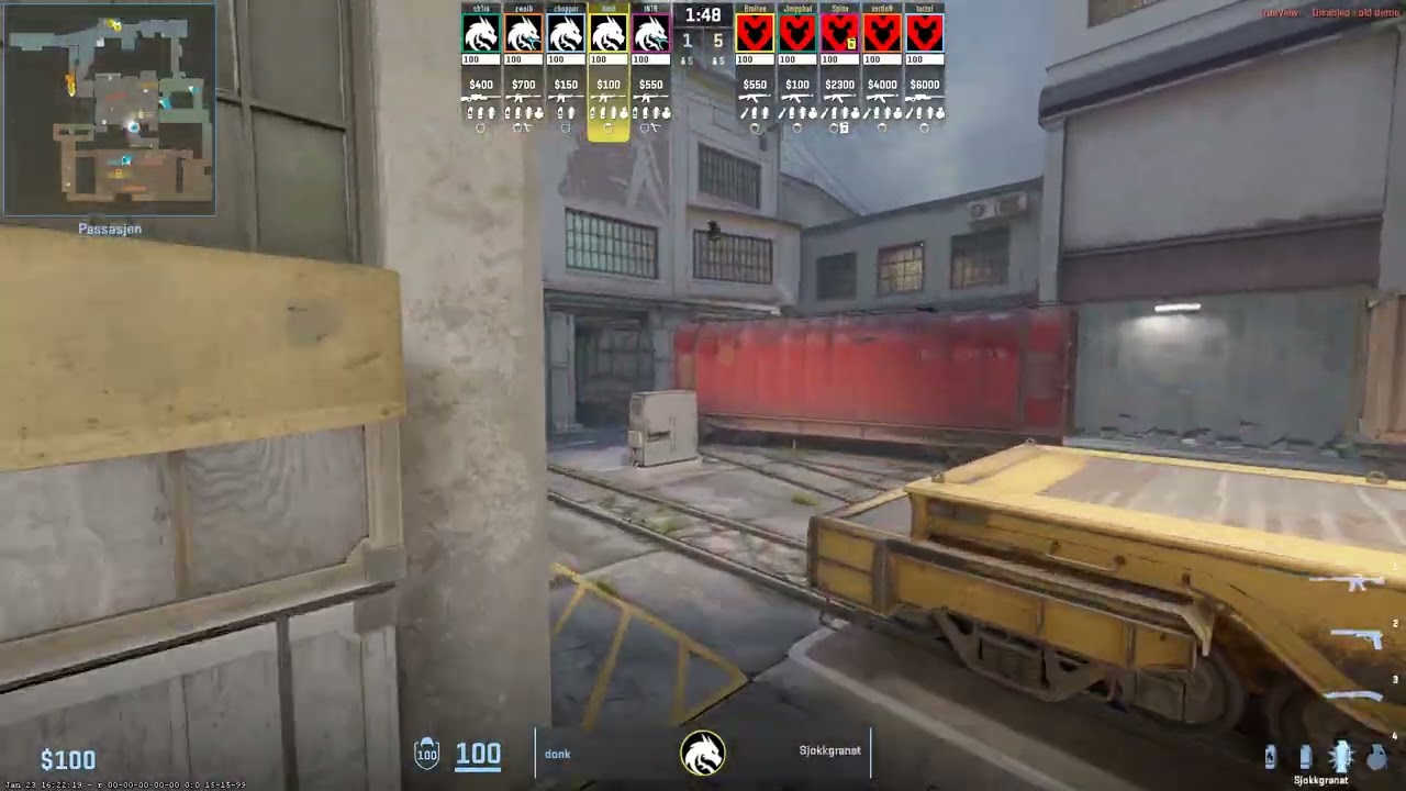 CT Specialist | donk | Train - A Site (Outside) | 1.04 Rating | Mouz vs Spirit | Starladder Budap...