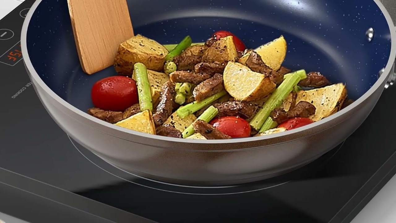 💎 Nuwave Duralon Blue – ¡Cocina Saludable y Resistente!