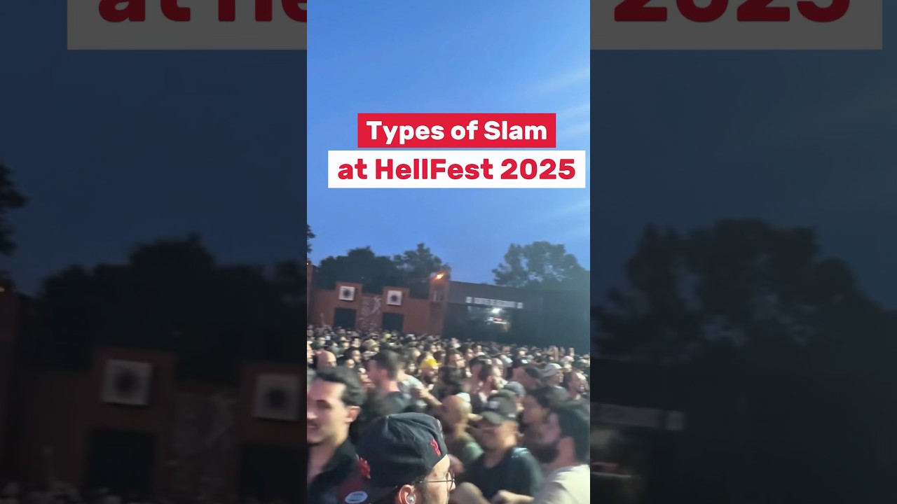 🤘 Types of Slam Dancing at Hellfest 2025 🔥rowing #wallofdeath #circlepit #crowdsurfing #hellfest