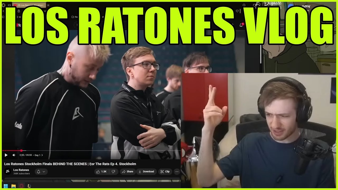 Nemesis reacts to Los Ratones Stockholm Finals Vlog