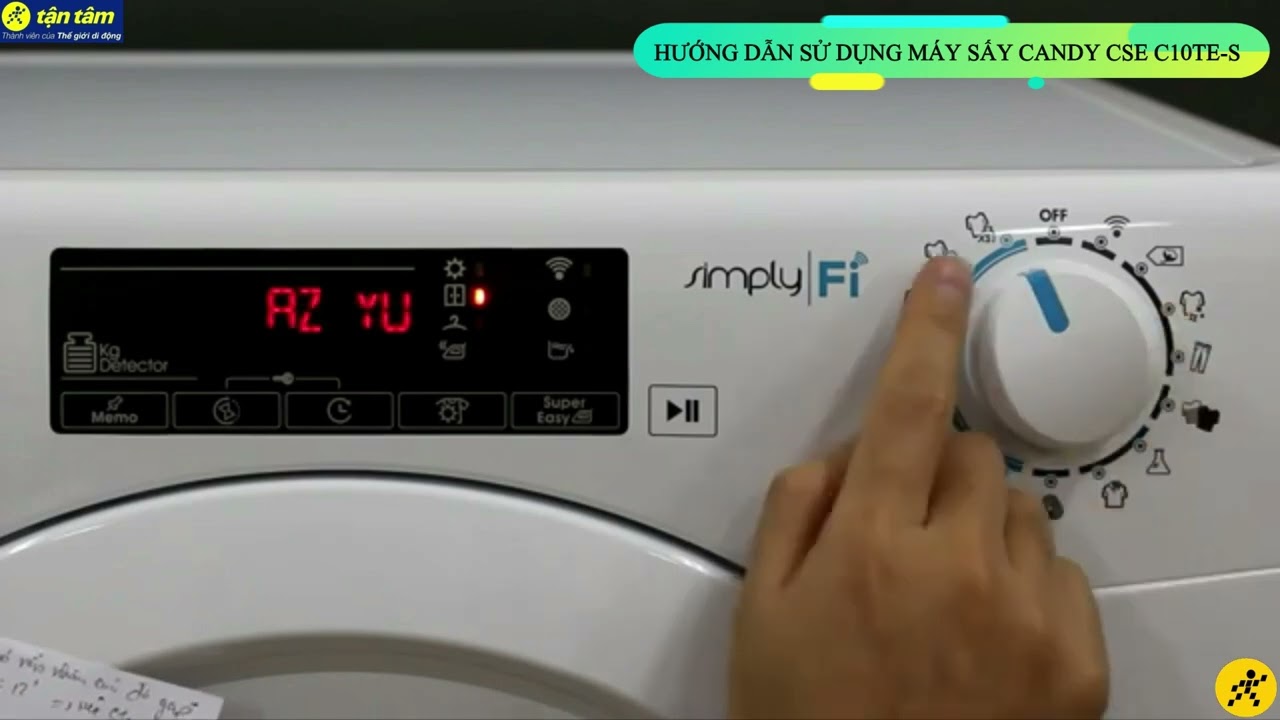 HƯỚNG DẪN SỬ DỤNG MÁY SẤY CANDY