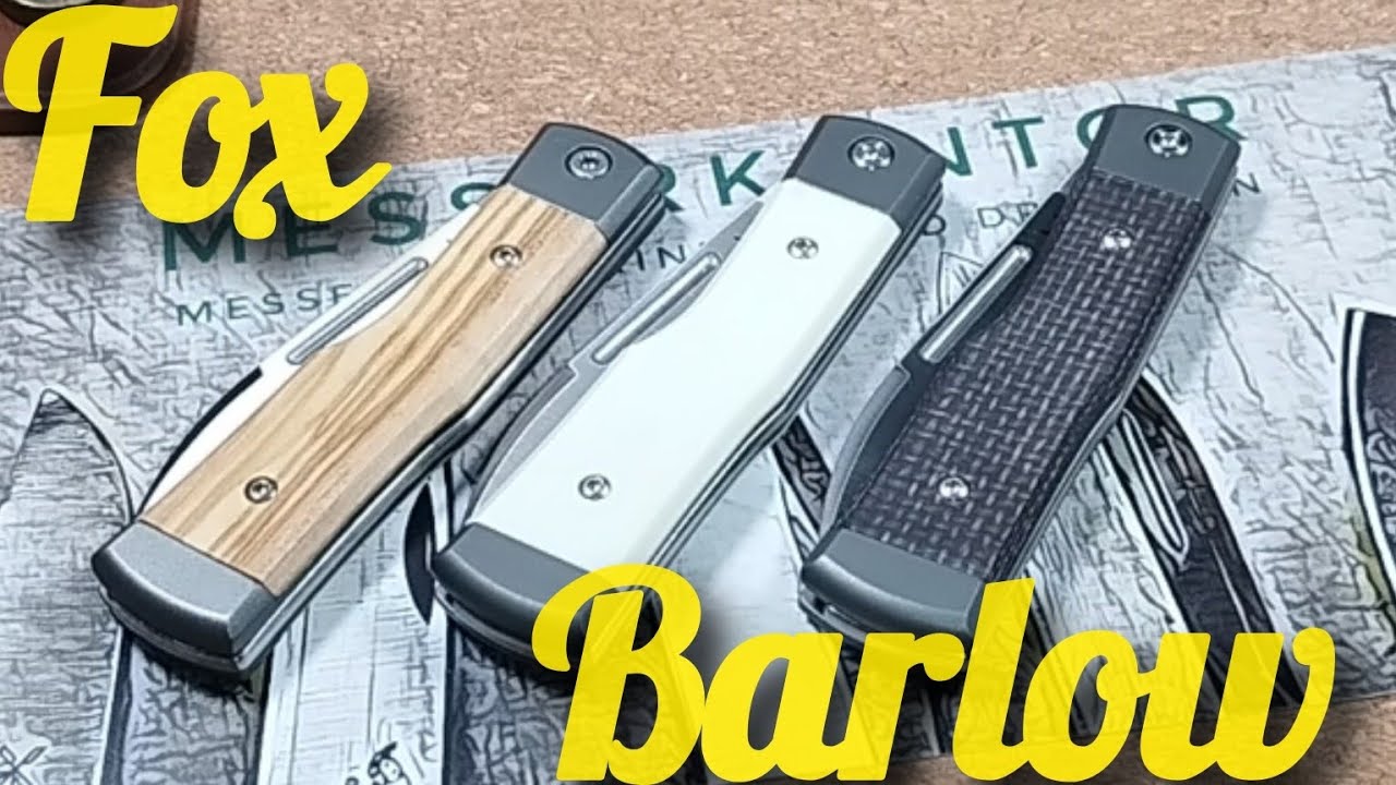 Fox Knives Barlow - Klassischer Gentleman Folder im modernen Design/Premium -  made in italy