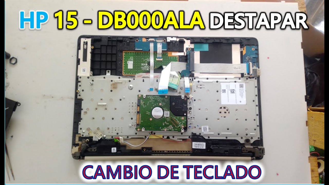 HP 15 CAMBIAR EL TECLADO CON REMACHES