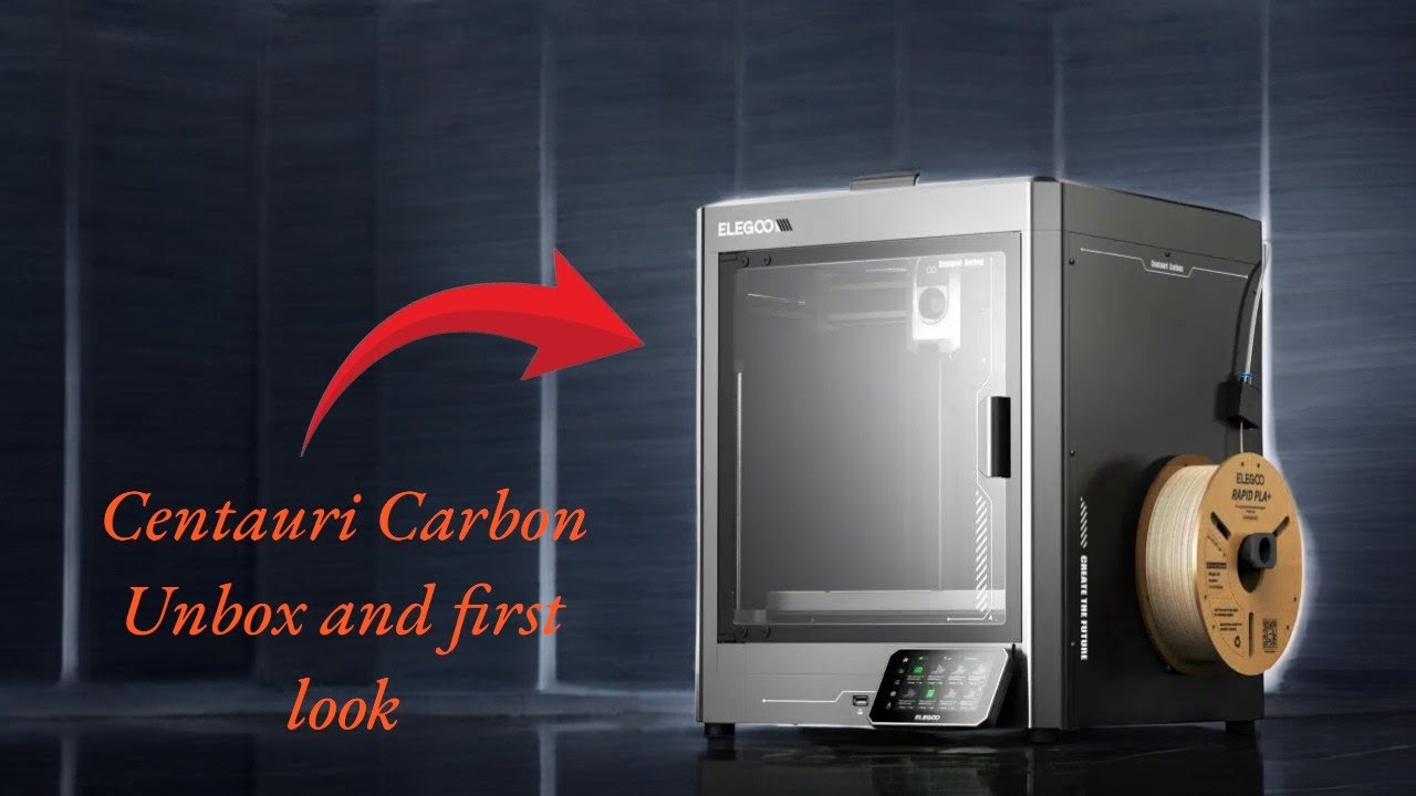 Elegoo Centauri Carbon first unbox, test and conclusion