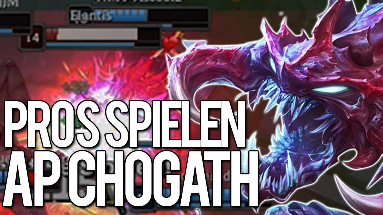 1000 True Damage Burst! | Pros spielen Midlane AP ChoGath
