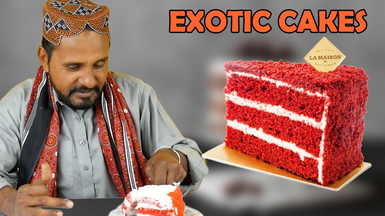 Tribal People Try Exotic Cakes For The First Time